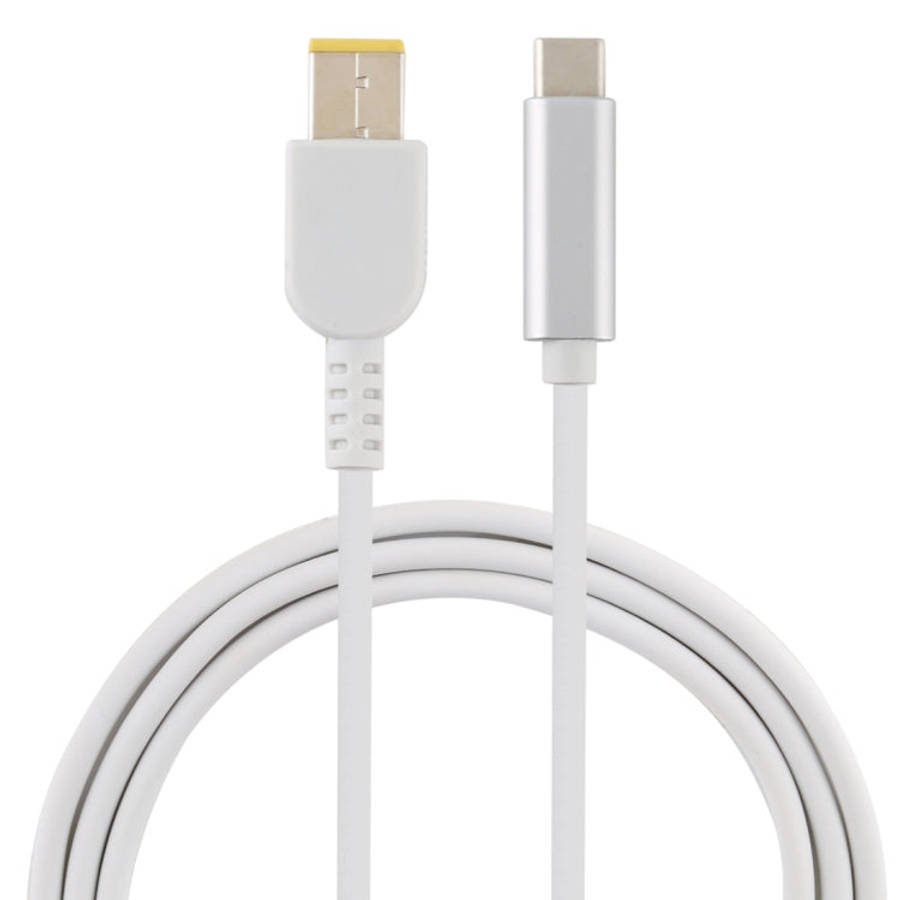 USB-C / Type-C to Big Square Male Laptop Power Charging Cable for Lenovo, Cable Length: about 1.5m