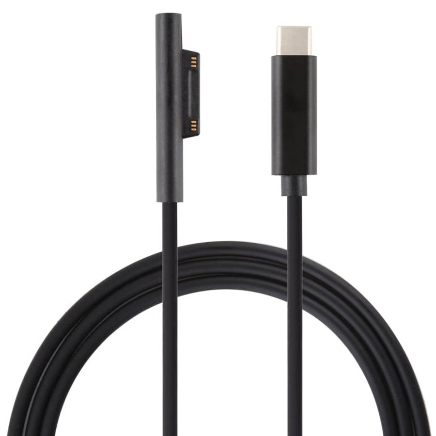 USB-C / Type-C to 6 Pin Magnetic Male Laptop Power Charging Cable for Microsoft Surface Pro 7 / 6...