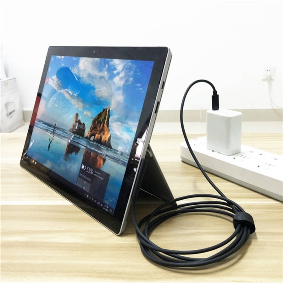 USB-C / Type-C to 6 Pin Magnetic Male Laptop Power Charging Cable for Microsoft Surface Pro 7 / 6...