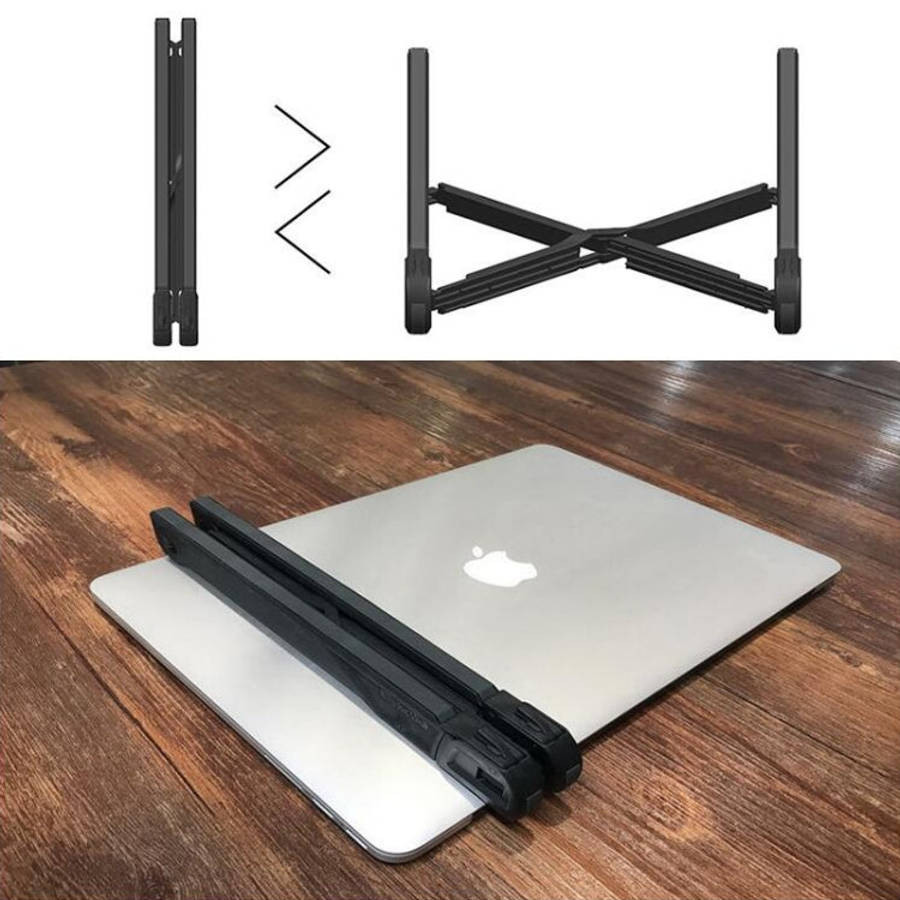 NEXSTAND Laptop Height Extender Holder Stand Folding Portable Computer Heat Dissipation Bracket, ...
