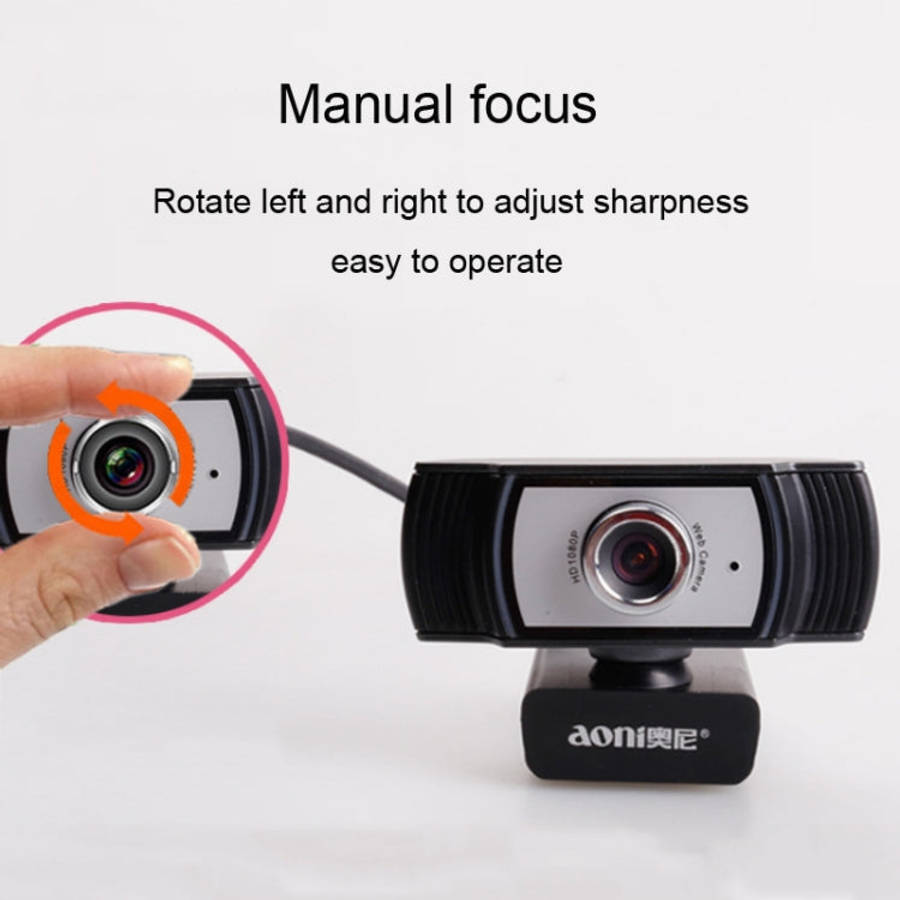 Aoni C33 Beauty FHD 1080P IPTV WebCam Teleconference Teaching Live Broadcast Computer Camera with...