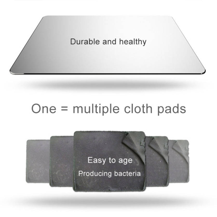 Aluminum Alloy Double-sided Non-slip Mat Desk Mouse Pad, Size : S, Size : S