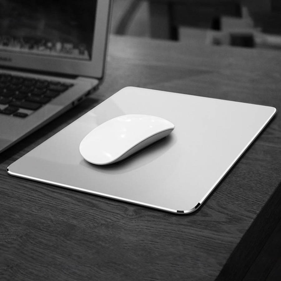 Aluminum Alloy Double-sided Non-slip Mat Desk Mouse Pad, Size : M, Size : M