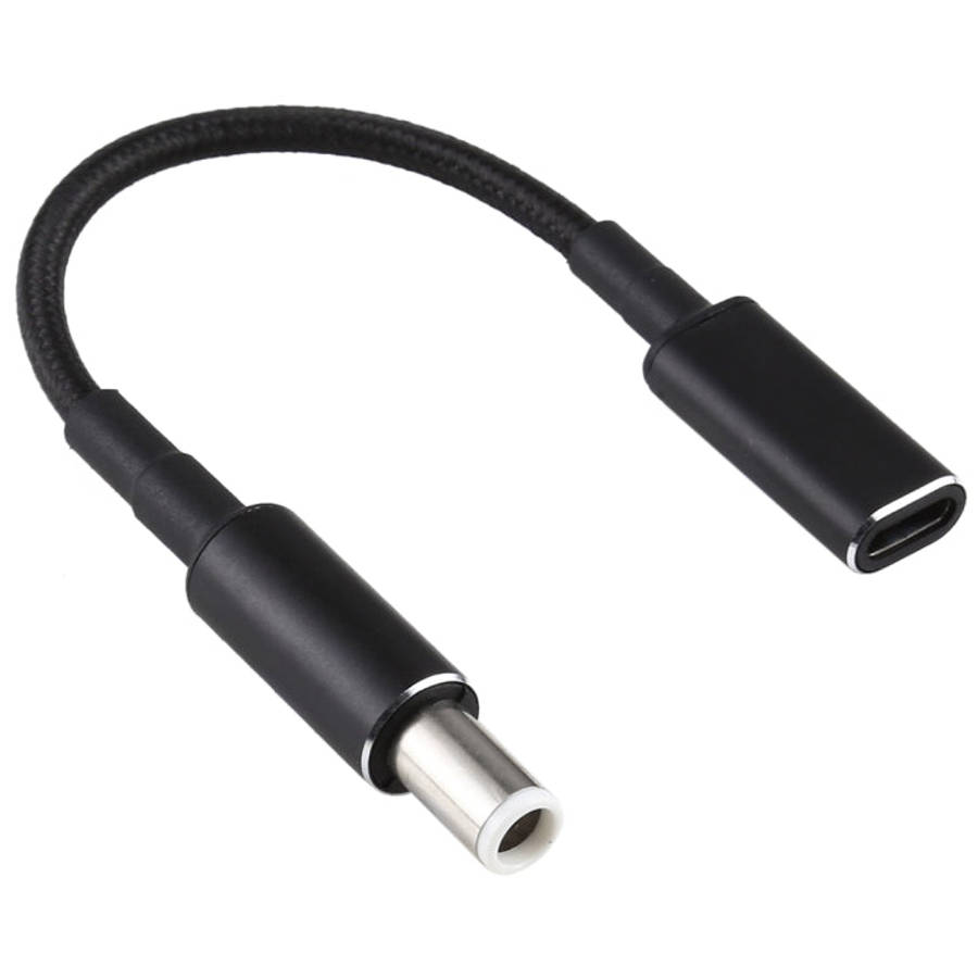 PD 100W 18.5-20V 7.4 x 0.6mm to USB-C / Type-C Adapter Nylon Braid Cable for Dell, 7.4 x 0.6mm