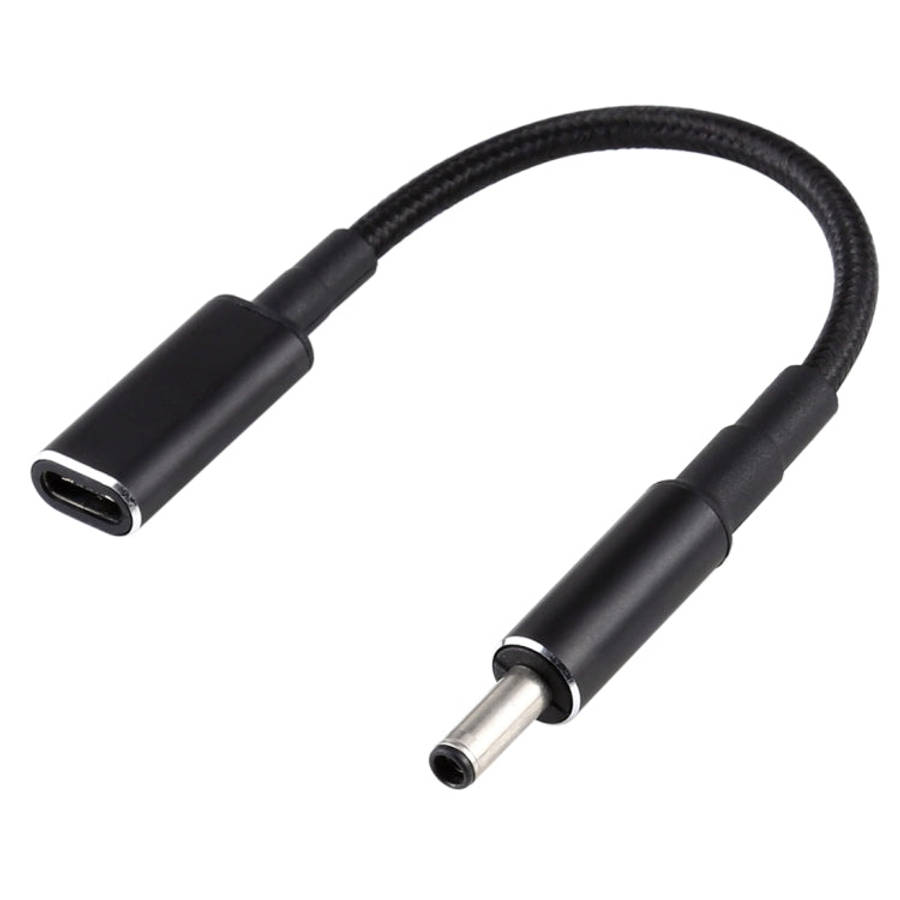 PD 100W 18.5-20V 4.5 x 0.6mm to USB-C / Type-C Adapter Nylon Braid Cable for Dell, 4.5 x 0.6mm