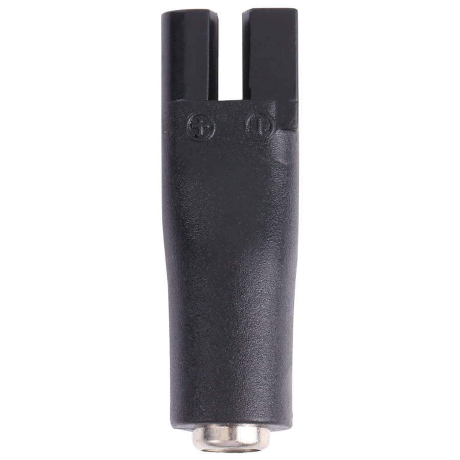 DC 5.5 x 2.1mm Female to Shaver Interface Female Power Supply Conversion Converter, Split Fork