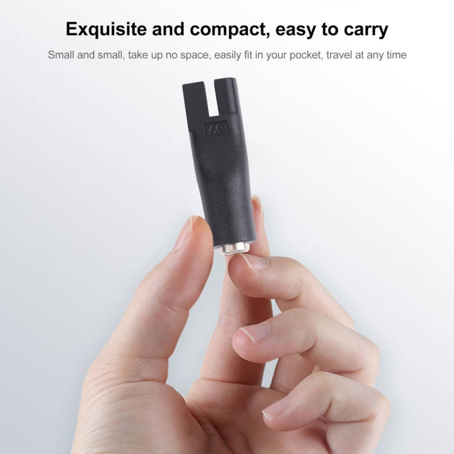 DC 5.5 x 2.1mm Female to Shaver Interface Female Power Supply Conversion Converter, Split Fork