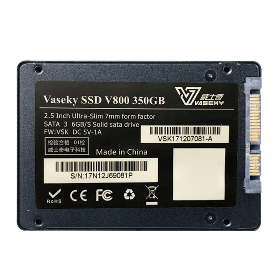 Vaseky V800 350GB 2.5 inch SATA3 6GB/s Ultra-Slim 7mm Solid State Drive SSD Hard Disk Drive for D...
