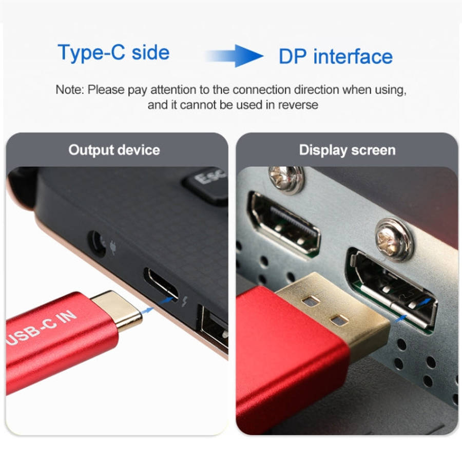 4K 60Hz USB-C / Type-C Male to DisplayPort Male HD Adapter Cable