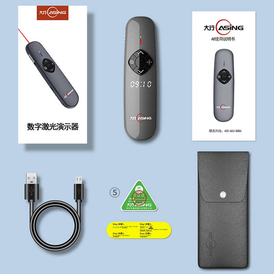 ASiNG A8 32GB Green Laser PPT Page Turning Pen Wireless Presenter, A8 32GB
