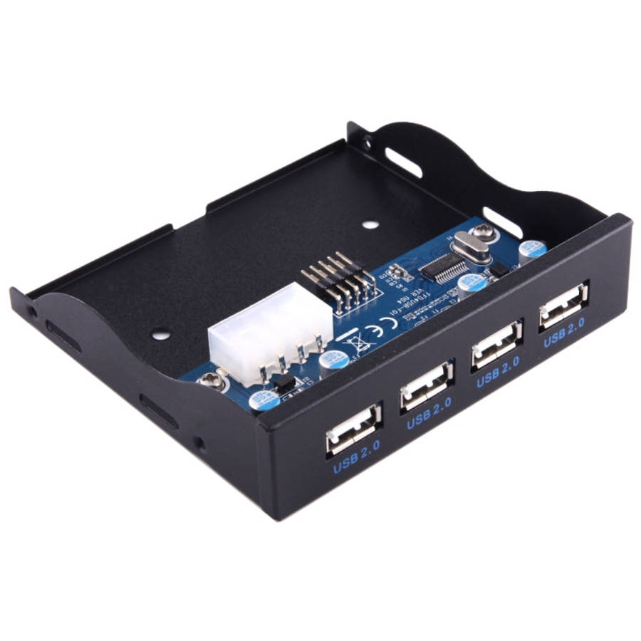 3.5 inch Floppy Expansion Bay Front Panel 4 Ports USB 2.0 HUB  Adapter Connector