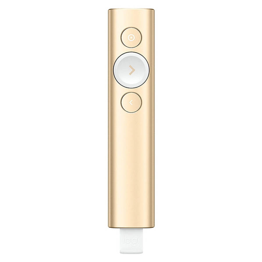 Logitech Spotlight 2.4Ghz USB Wireless Presenter PPT Remote Control Flip Pen, Spotlight (Grey), S...