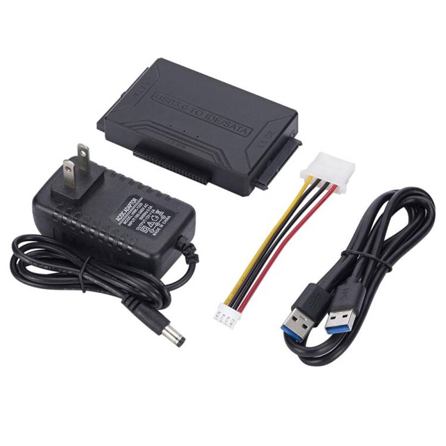 SATA / IDE to USB 3.0 Adapter 2.5 / 3.5 Inch Hard Drive Adapter Cable Converter, US Plug, PC2404,...
