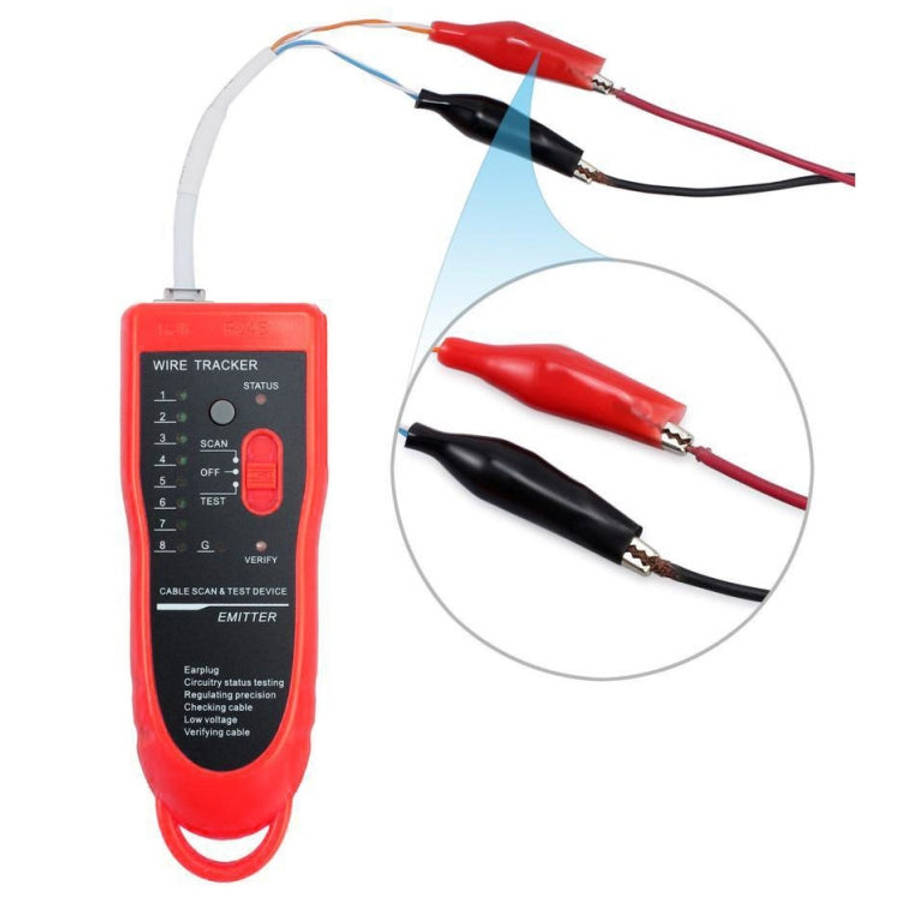 RJ11 / RJ45 Telephone Wire Tracker Ethernet LAN Network Cable Tester Detector Line Finder, RJ11 /...