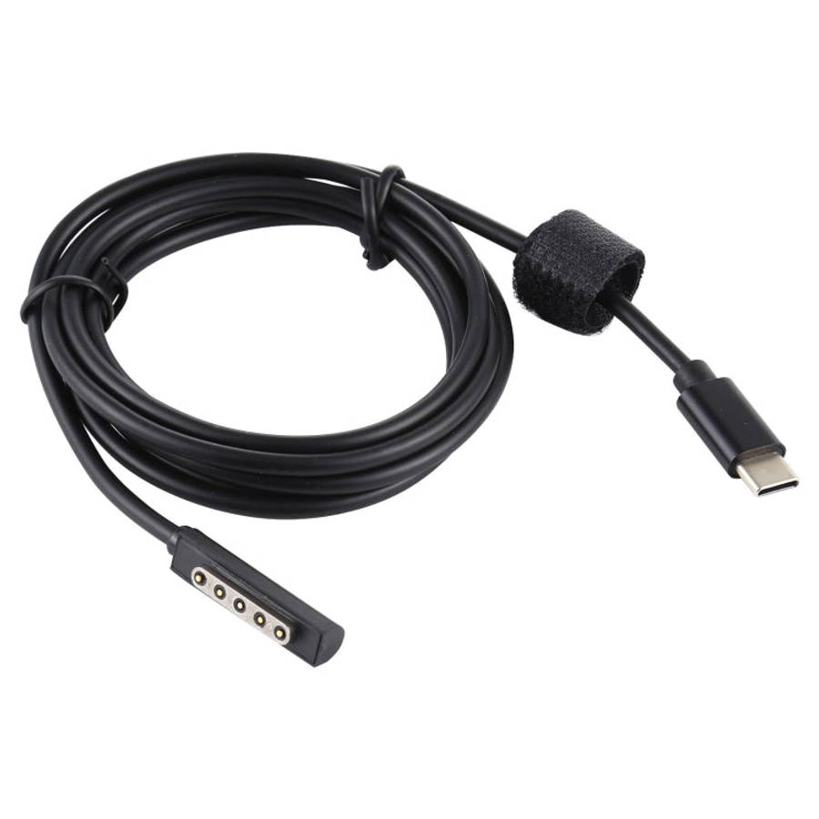 USB-C / Type-C Power Supply PD 65W Fast Charging Cable for Microsoft Surface Pro 2, Cable Length:...