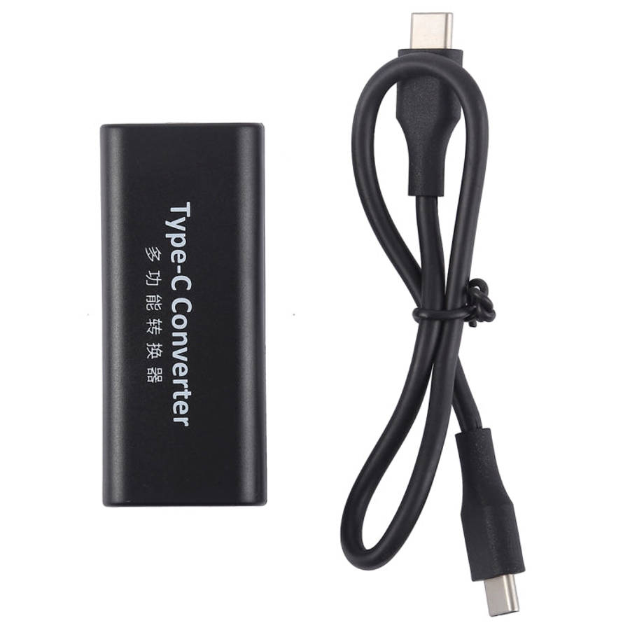 DC 5.5 x 2.1mm Power Jack Female to USB-C / Type C Female Power Connector Adapter with 30cm USB-C...