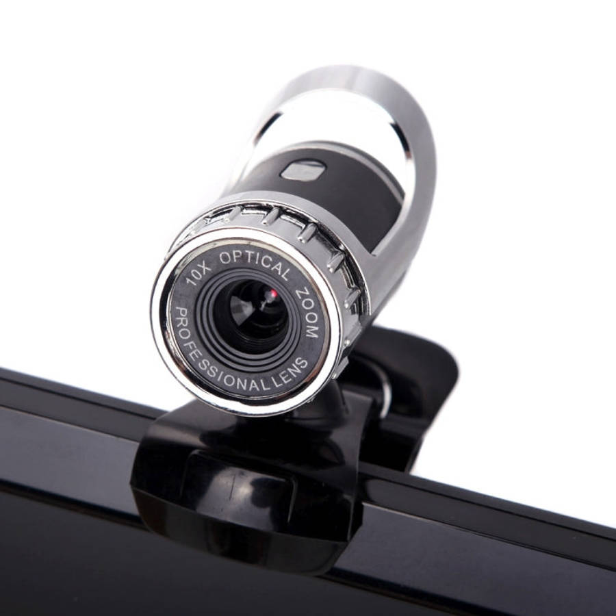 A859 480 Pixels HD 360 Degree WebCam USB 2.0 PC Camera with Sound Absorption Microphone for Compu...