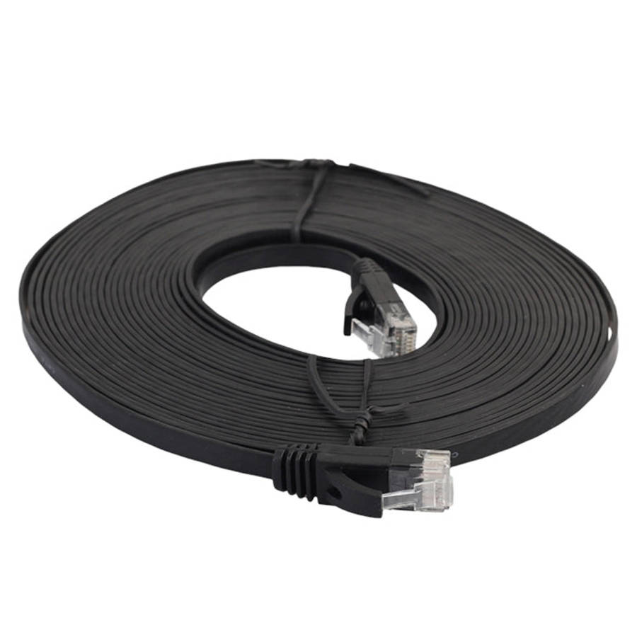 5m CAT6 Ultra-thin Flat Ethernet Network LAN Cable, Patch Lead RJ45, Length: 5m