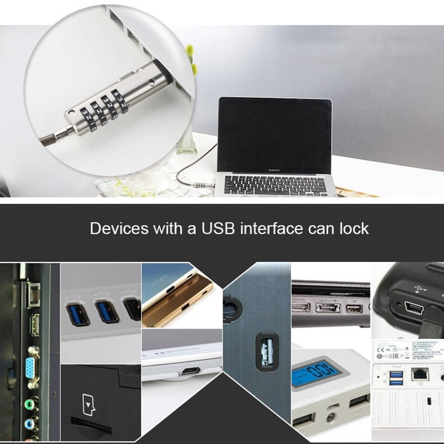Universal USB Interface Laptop Security Lock, USB Interface
