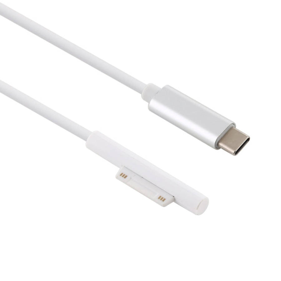 Surface Pro 7 / 6 / 5 to USB-C / Type-C Male Interfaces Power Adapter Charger Cable for Microsoft...