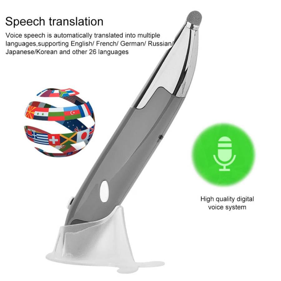 PR-06S 4-keys Smart Wireless Optical Mouse with Stylus Pen Function, Support Voice Operation / Tr...
