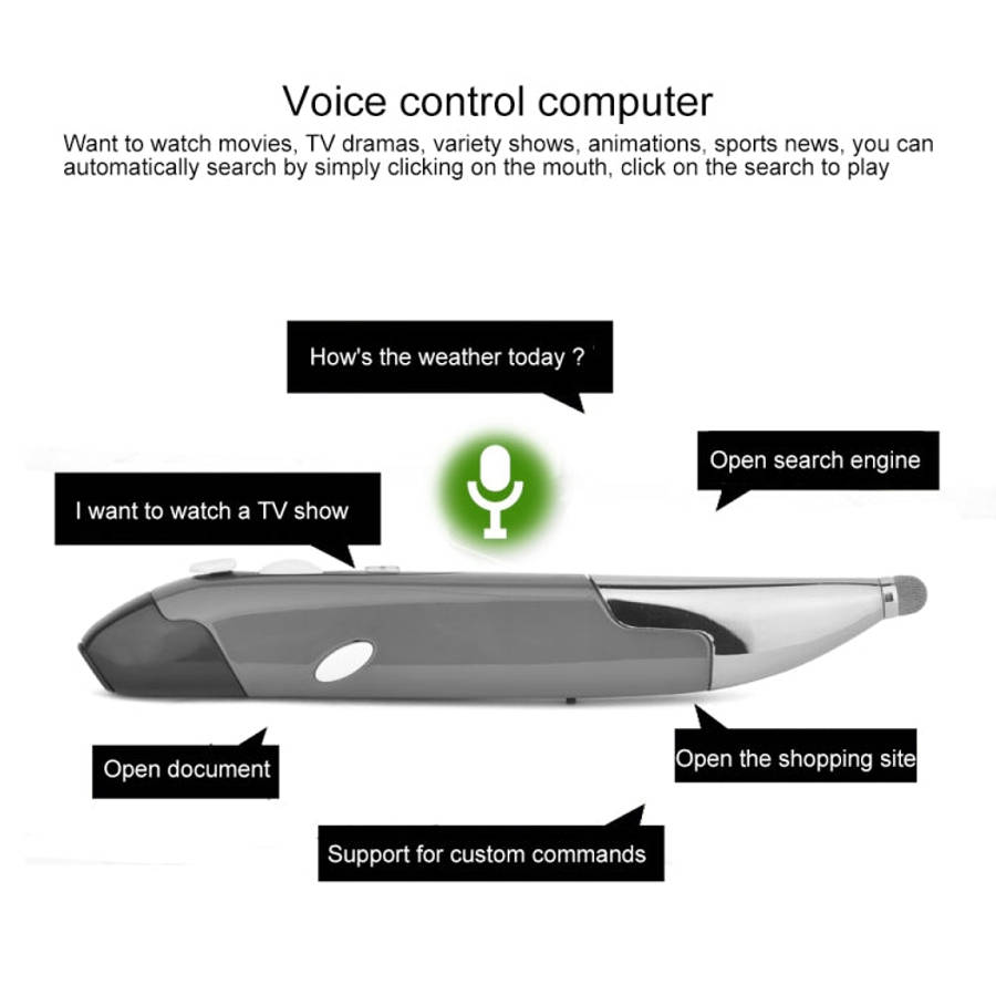 PR-06S 4-keys Smart Wireless Optical Mouse with Stylus Pen Function, Support Voice Operation / Tr...
