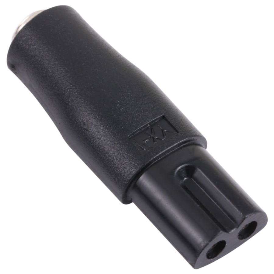 DC 5.5 x 2.1mm Female to Shaver Interface Female Power Supply Conversion Converter, Semicircle