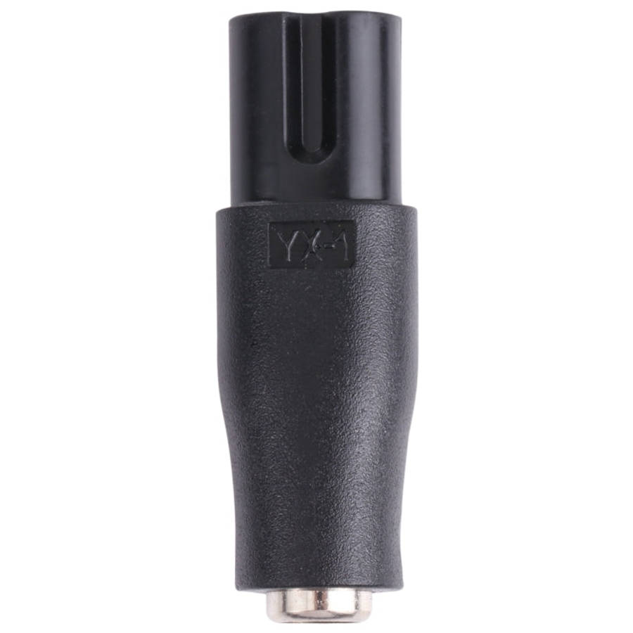 DC 5.5 x 2.1mm Female to Shaver Interface Female Power Supply Conversion Converter, Semicircle
