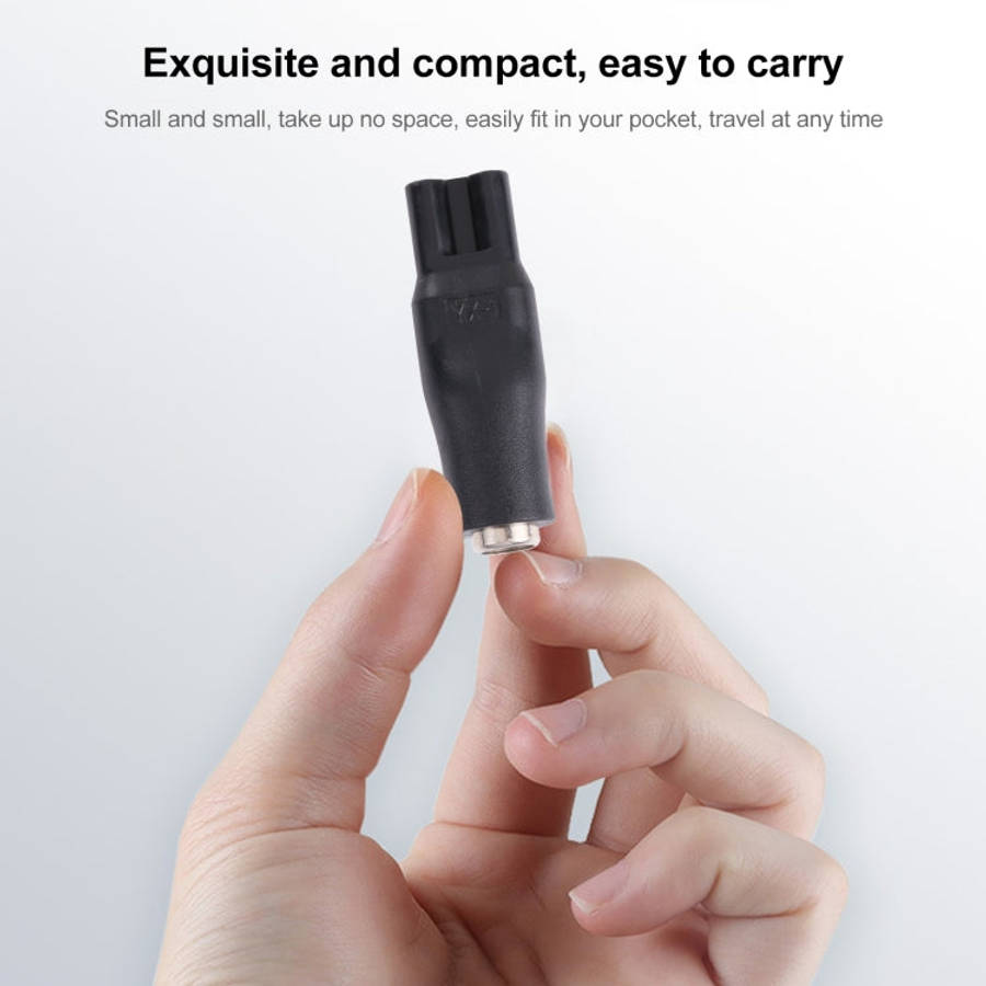 DC 5.5 x 2.1mm Female to Shaver Interface Female Power Supply Conversion Converter, Oval