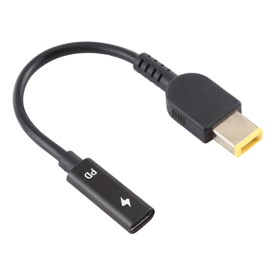USB-C / Type-C to Big Square USB Port Power Adapter Charger Cable For Lenovo Thinkpad / ThinkBook...