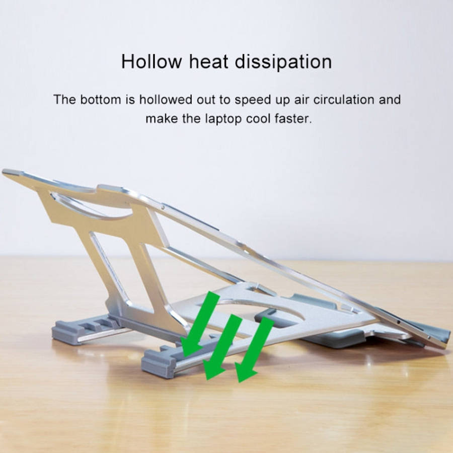 Aluminum Alloy Cooling Holder Desktop Portable Simple Laptop Bracket, Six-stage Support, Size: 21...
