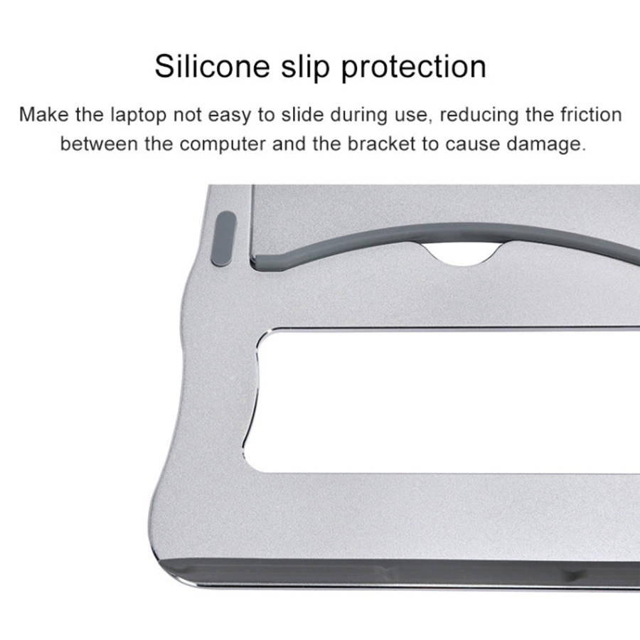 Aluminum Alloy Cooling Holder Desktop Portable Simple Laptop Bracket, Two-stage Support, Size: 21...