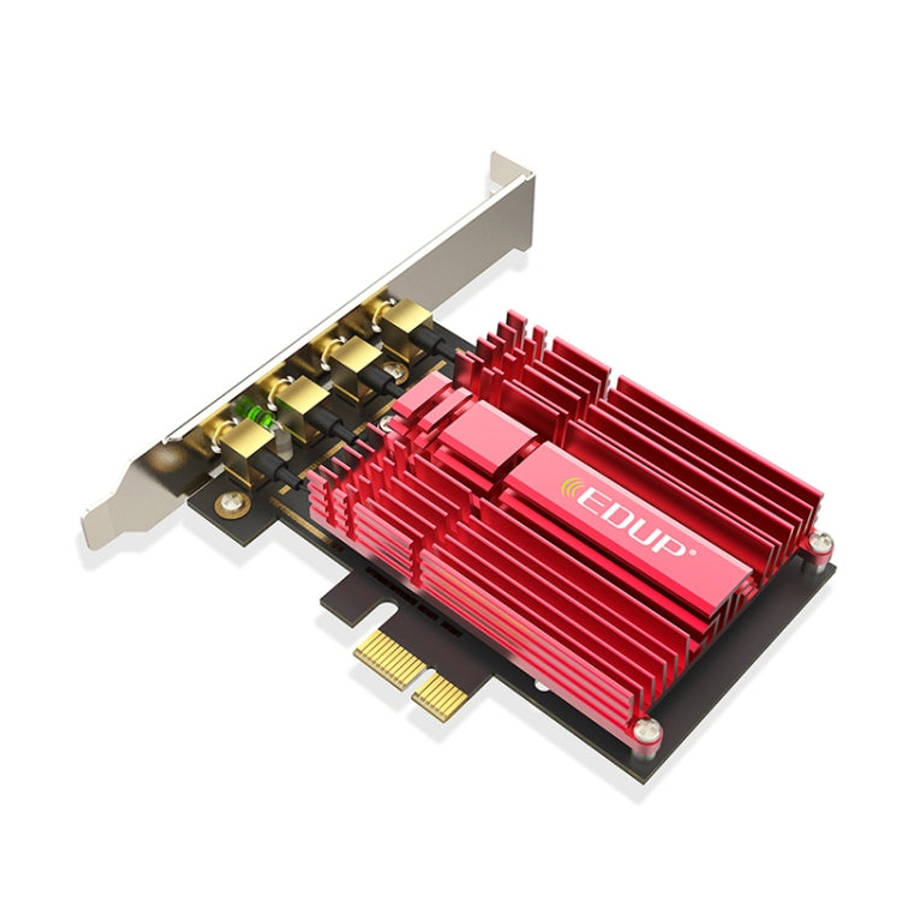EDUP 9633-800 AC1900Mbps 2.4GHz & 5GHz Dual Band PCI-Express Adapter 4 Antenna External Network C...