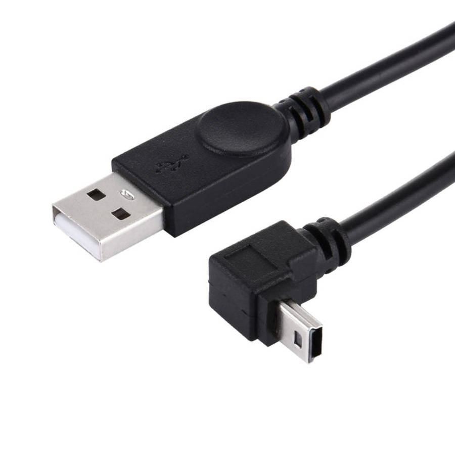 90 Degree Angle Elbow Mini USB to USB Data / Charging Cable, Length: 28cm, Elbow Angle Mini USB