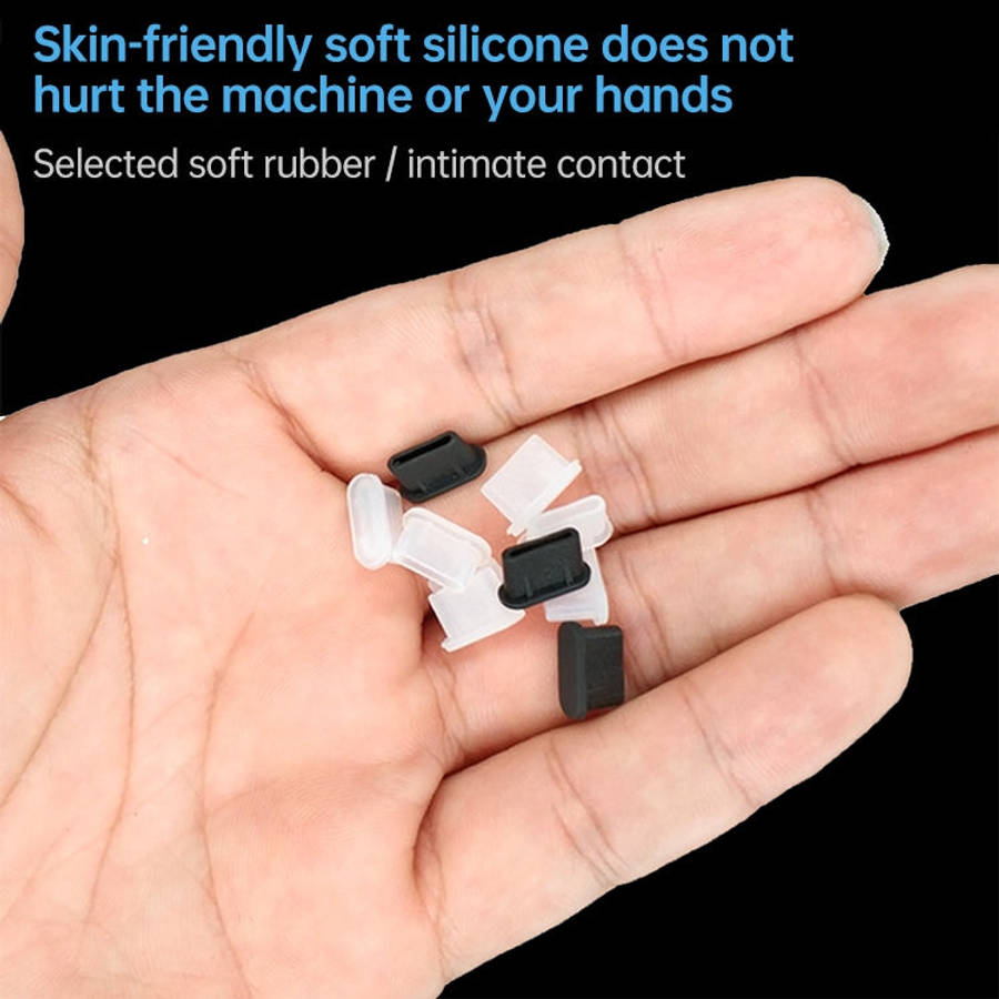 20 PCS Silicone Anti-Dust Plugs for USB-C / Type-C Port