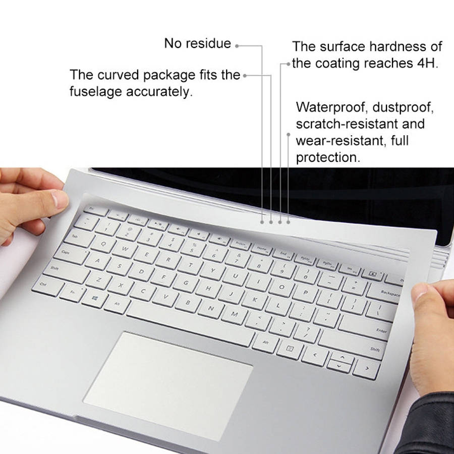 4 in 1 Notebook Shell Protective Film Sticker Set for Microsoft Surface Book 13.5 inch, For Surfa...