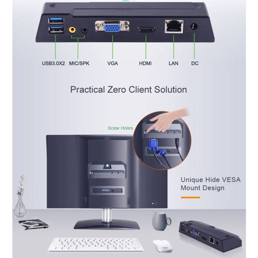 Zero Client R1 Mini PC, CORTEX QUAD A9 Quad Core up to 1.6GHz, RAM: 1GB, ROM: 8GB, Support HDMI, ...