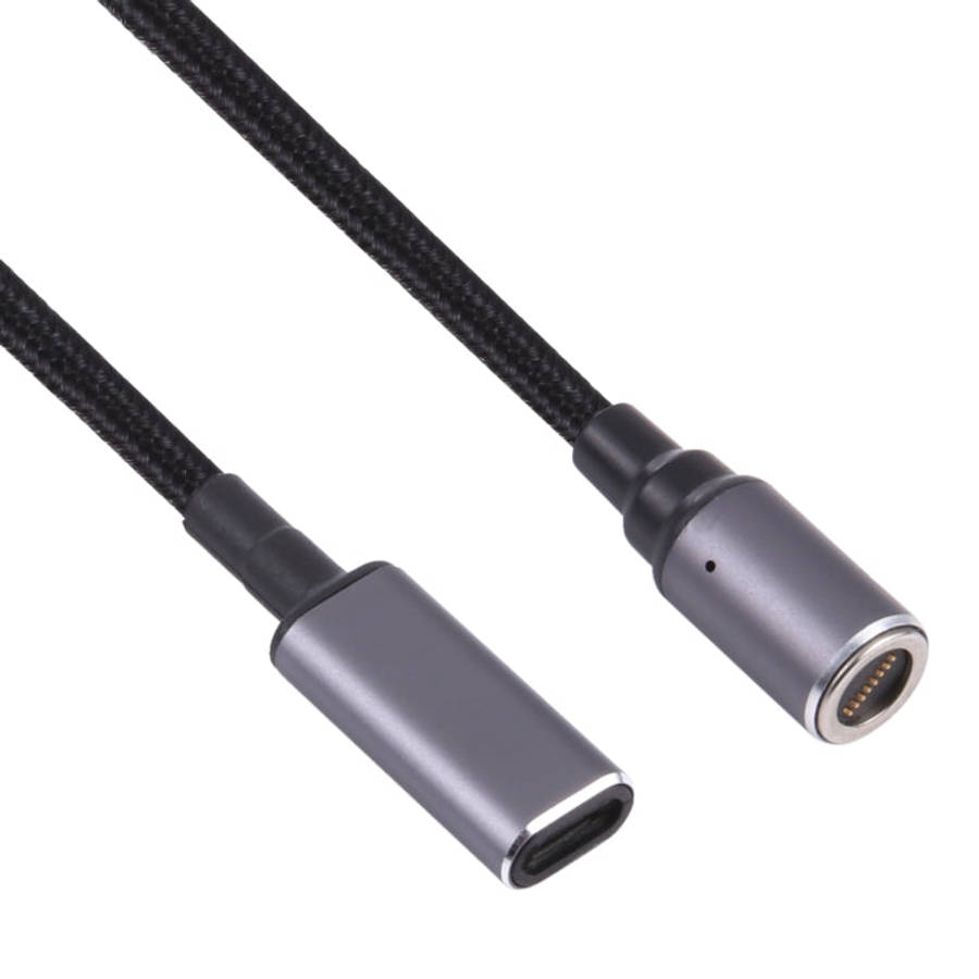 USB-C / Type-C Female to 8 Pin Magnetic DC Round Head Free Plug Charging Adapter Cable, Type-C to...