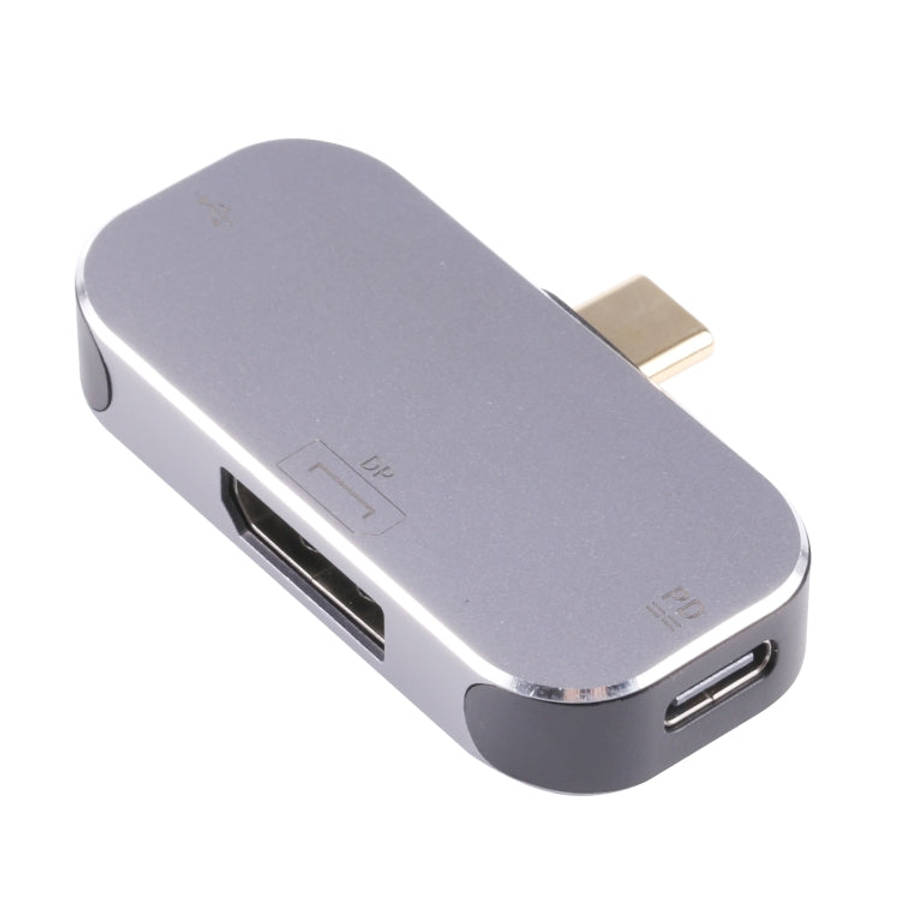 3 in 1 USB-C / Type-C Male to USB-C / Type-C Charging + USB + DP Female Adapter, USB-C / Type-C +...