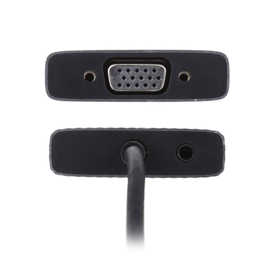 7 In 1 Dual USB 3.0 + TF/SD + HDMI/VGA + 3.5mm Jack + Type-C / USB-C Multi-function USB-C Dock St...