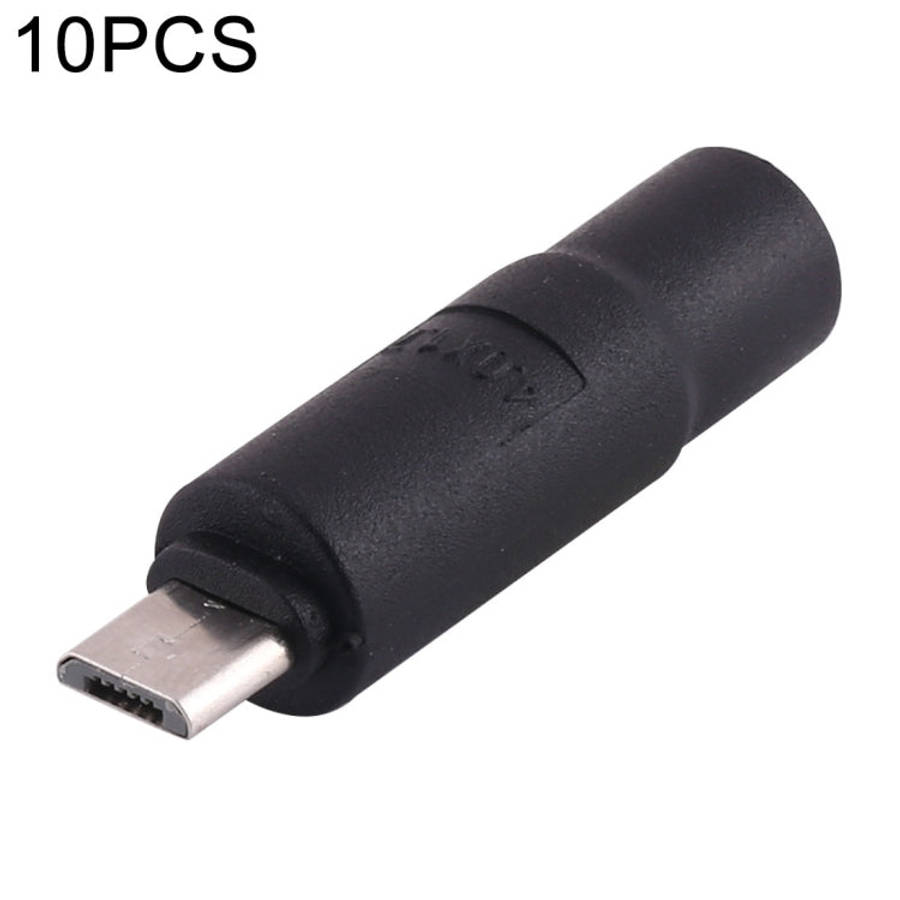 10 PCS 4.0 x 1.7mm to Micro USB DC Power Plug Connector, 4.0 x 1.7mm