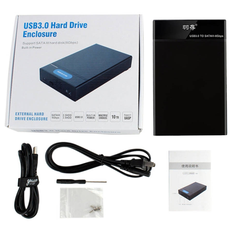 Universal SATA 2.5 / 3.5 inch USB3.0 Interface External Solid State Drive Enclosure for Laptops /...