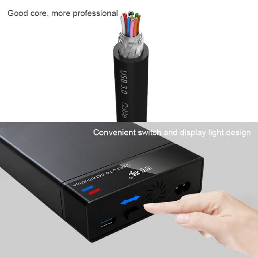 Universal SATA 2.5 / 3.5 inch USB3.0 Interface External Solid State Drive Enclosure for Laptops /...