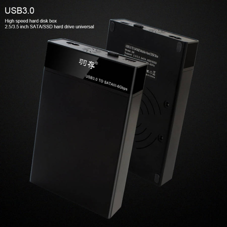 Universal SATA 2.5 / 3.5 inch USB3.0 Interface External Solid State Drive Enclosure for Laptops /...