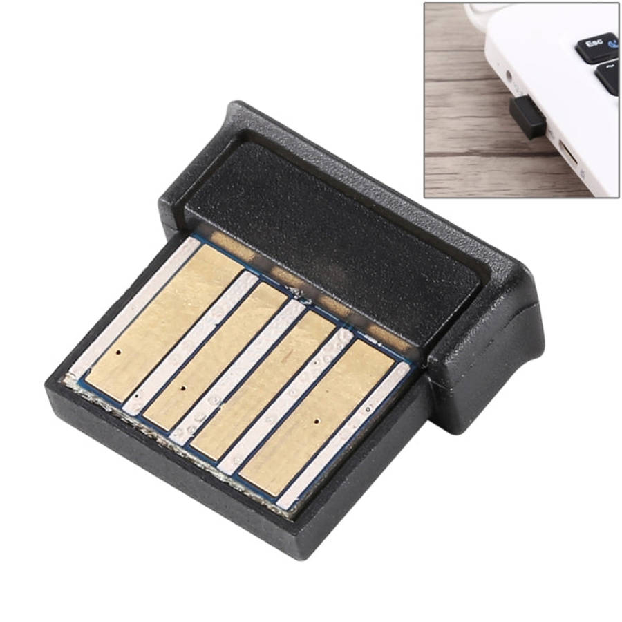 Ultra Mini Bluetooth 4.0 USB Dongle, Transmission Distance: 30m, Ultra Mini