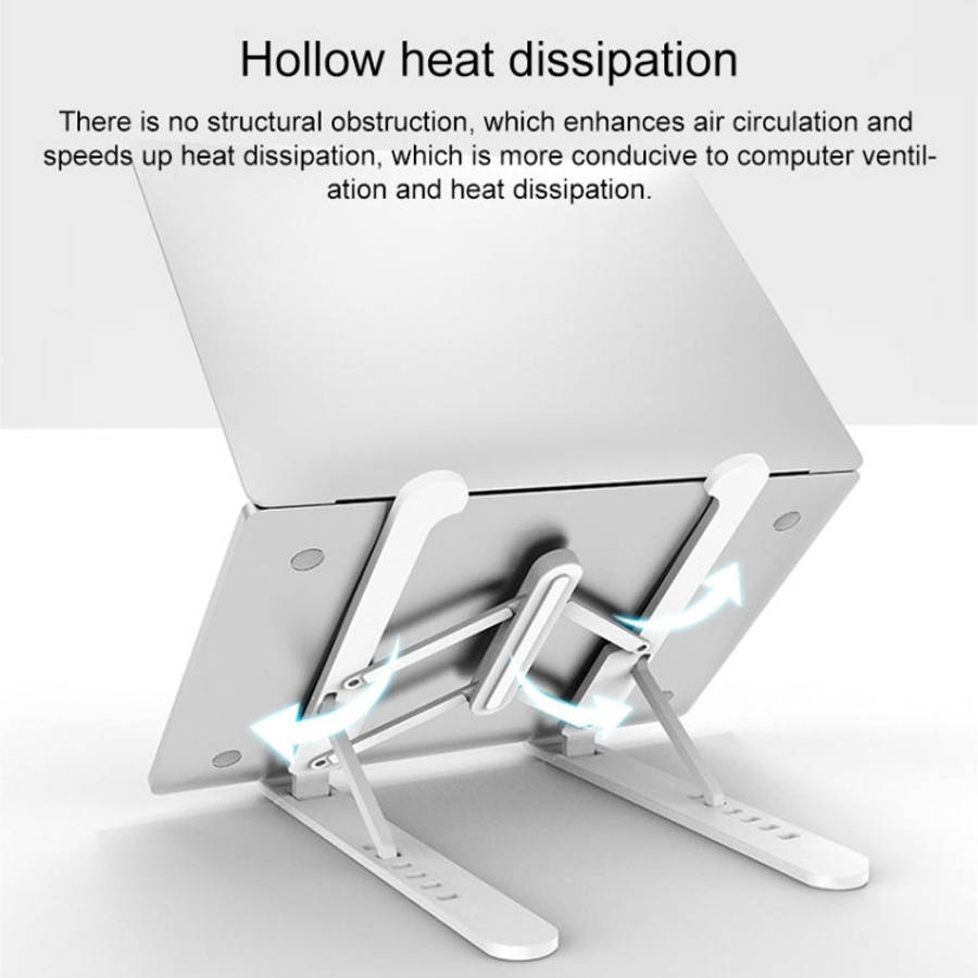 Laptop Stand Desktop Raise Bracket Cooling Base Lifting Holder Foldable, Pro-8