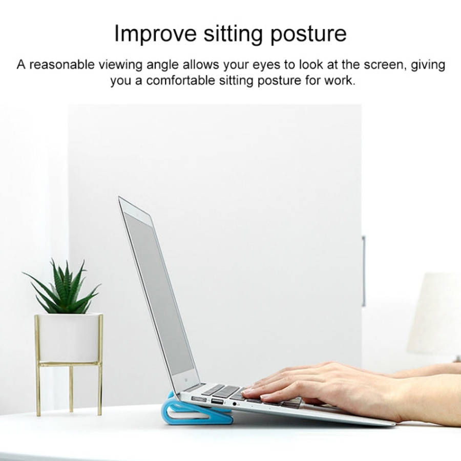2 PCS Simple Notebook Computer Bracket Adjustable Height Increase Heat Dissipation Base Pad Holder