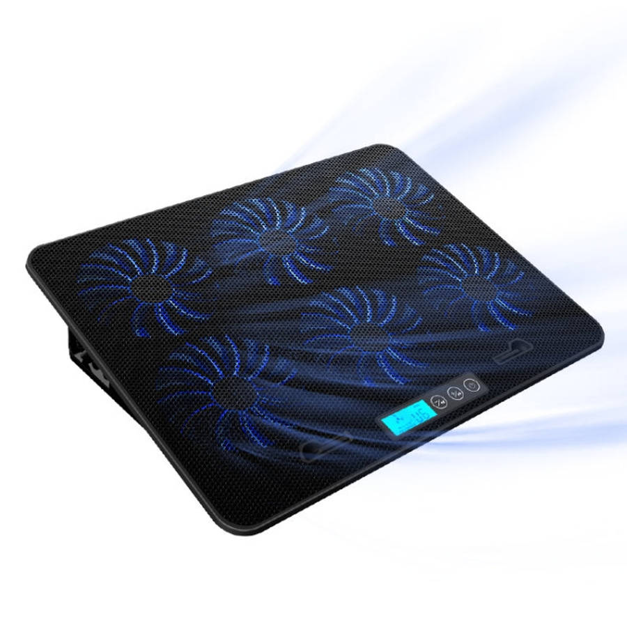 ICE COOREL Notebook Computer Base Speed Control Silent Six-fan Cooling Holder Cooling Rack, Style...