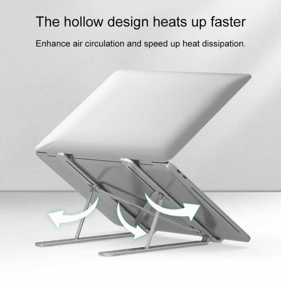 Portable Adjustable Laptop Stand Desktop Lifting Height Increase Rack Folding Heat Dissipation Ho...