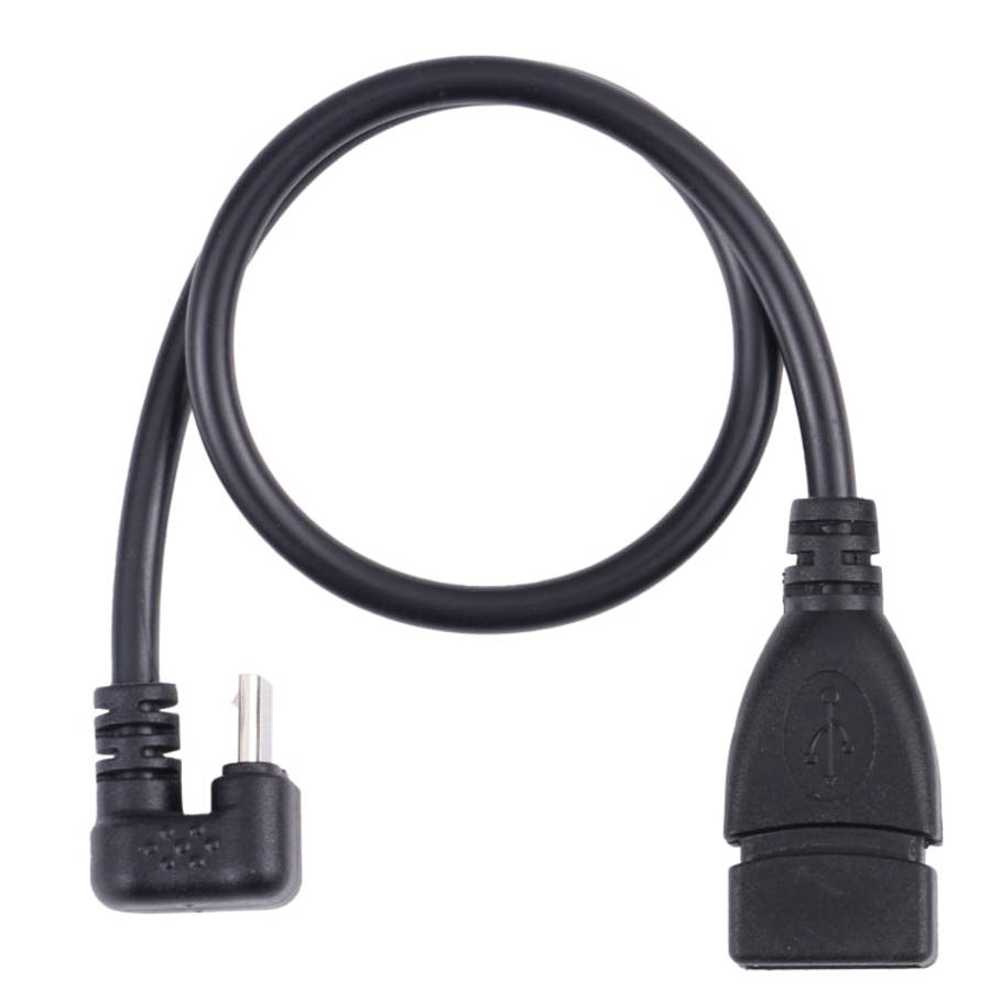 U-shaped Micro USB Male to USB 2.0 Female OTG Data Cable, Micro USB to USB 2.0